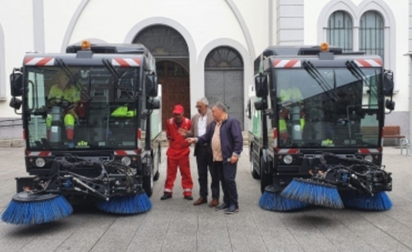 El servicio de limpieza Luce Lugo incorpora dos barredoras para la limpieza urbana