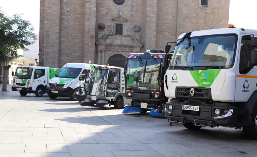 El servicio de limpieza viaria y recogida de basura de Villanueva de la Serena incorpora 12 nuevos vehículos con la última tecnología