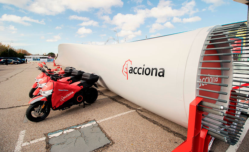 El servicio de motosharing sostenible de ACCIONA se refuerza con motivo de la COP25