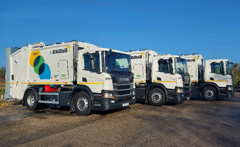 Emaya refuerza la recogida de la fracción orgánica en Palma con tres nuevos camiones