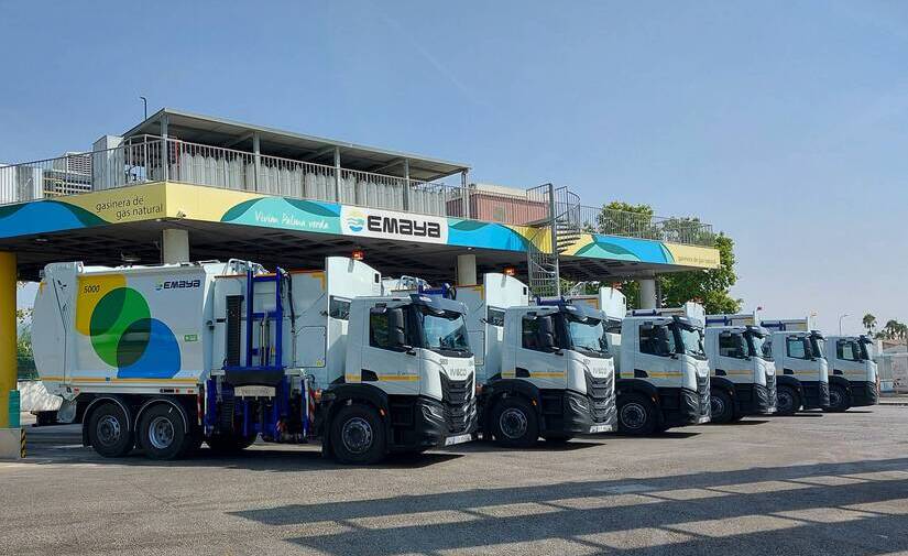 EMAYA refuerza su flota con seis nuevos vehículos para la recogida de residuos en Palma
