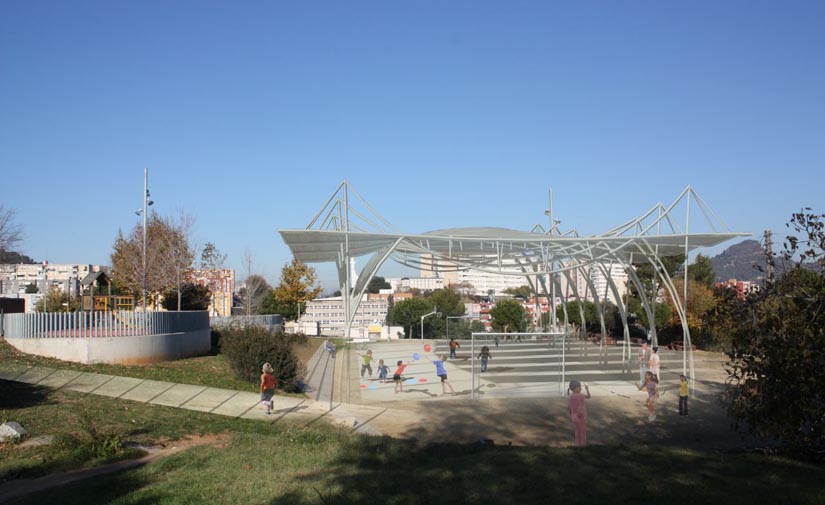 Empiezan las obras de la pista deportiva del Campillo de la Virgen de Barcelona