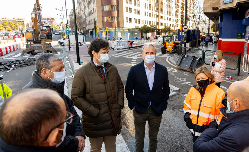 En marcha las obras de reforma integral de la Avenida Navarra de Zaragoza