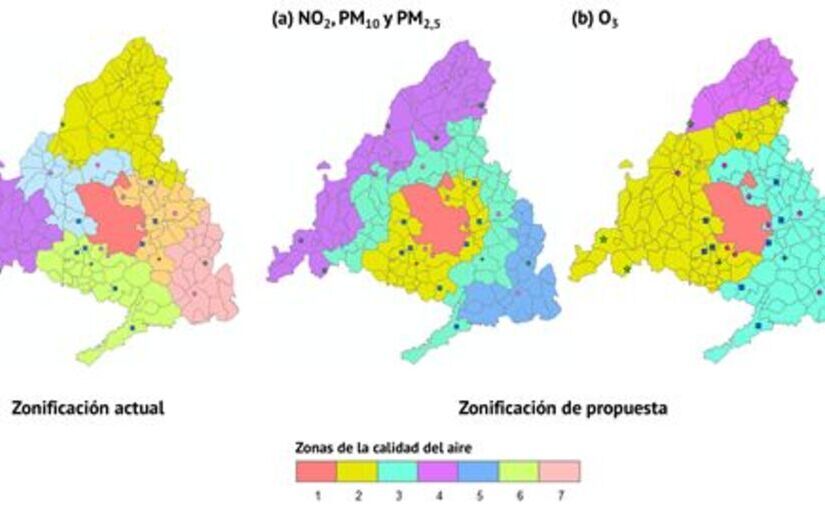 Evalúan y clasifican la calidad del aire de las diferentes zonas de Madrid