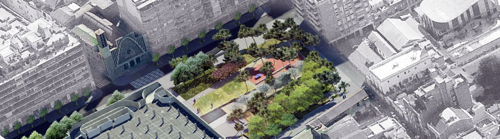 Barcelona remodelará los jardines de Can Mantega, en el barrio de Sants