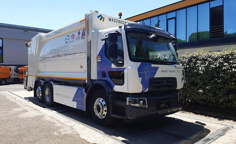 Femazz y Mazzochia carrozan su primer camión eléctrico para España