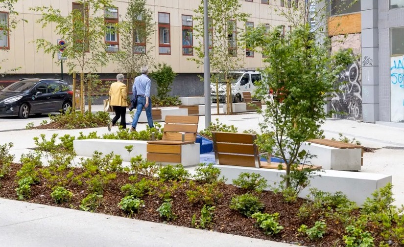 Finalizan las obras de humanización de la calle alcalde Marchesi en A Coruña