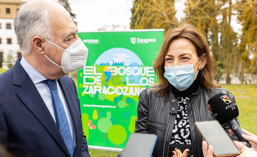 Fundación Ibercaja se suma al proyecto de El Bosque de los Zaragozanos, impulsado por el Ayuntamiento de Zaragoza