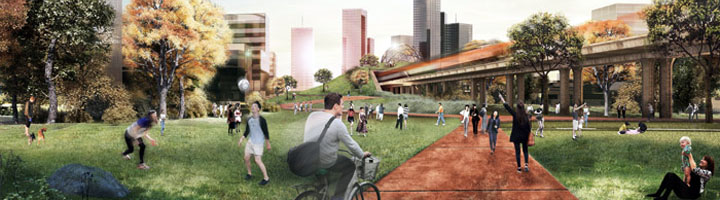 Premio internacional a un proyecto urbanístico de la ETSAB para regenerar un área urbana ferroviaria de Shanghai