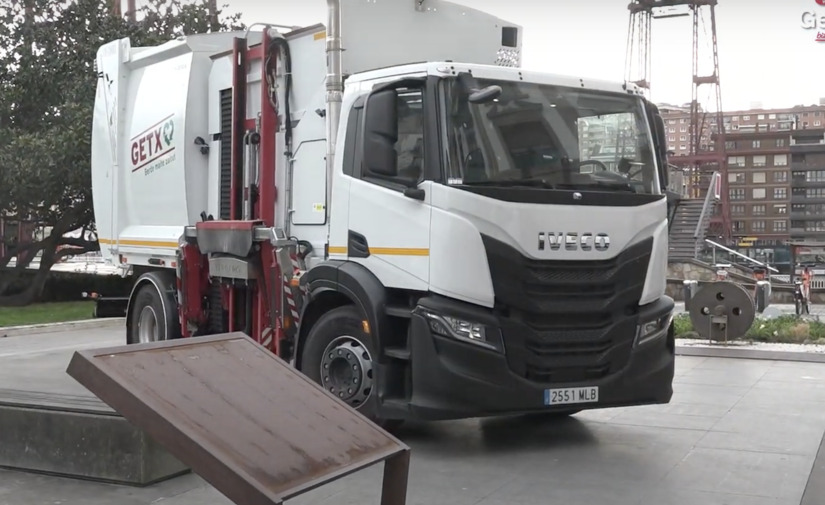 Getxo incorpora cuatro nuevos camiones para recogida de residuos y jardinería