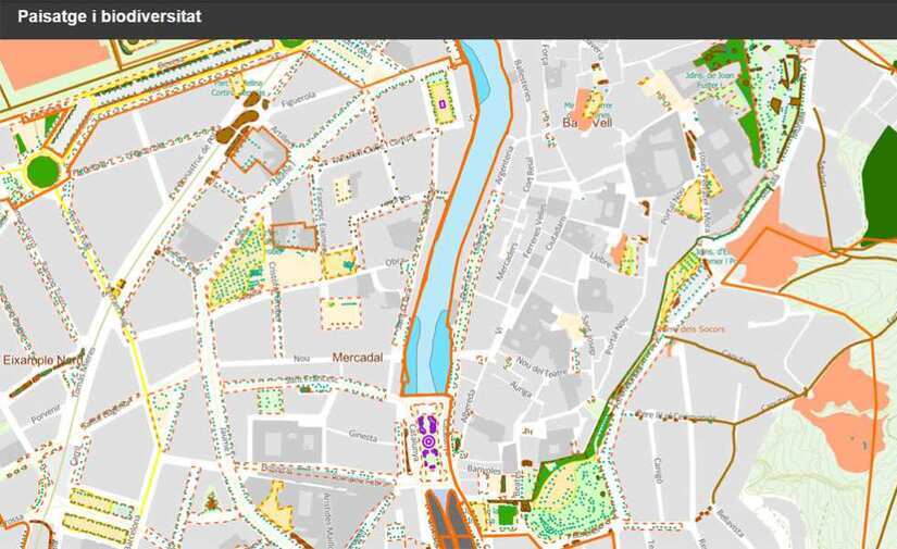 Girona abre al público su cartografía del mantenimiento verde urbano con un visor interactivo