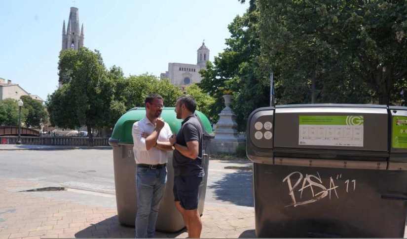 Girona reintroduce los contenedores de vidrio abiertos para mejorar el reciclaje