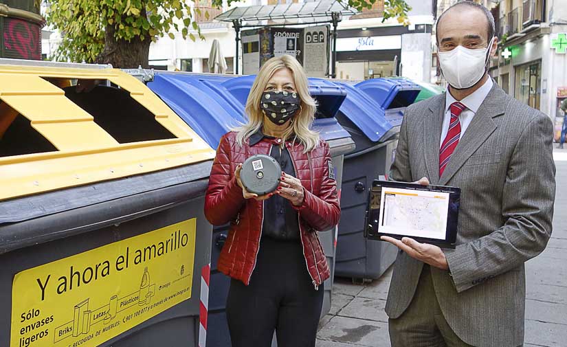 Granada instala sensores de llenado en más de 1.200 contenedores