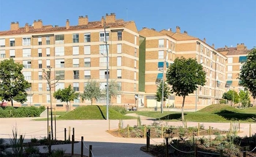 Huesca consolida su apuesta por la naturalización urbana tras finalizar la Fase 5 del Parque San Martín