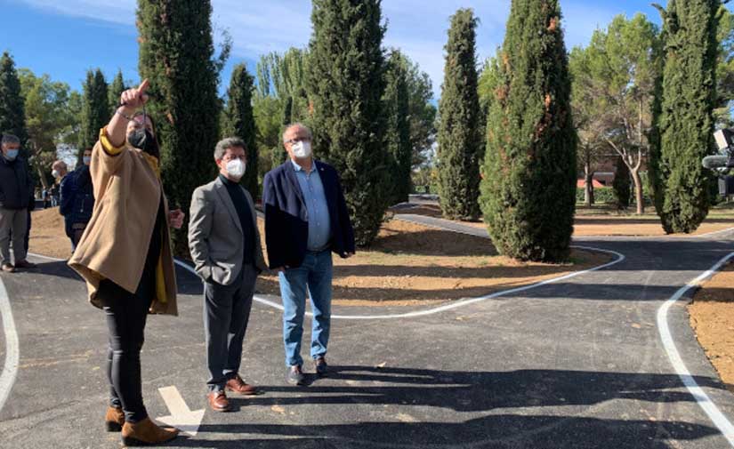 Huesca cuenta con una pista de ‘pump track’ para su uso con bicicleta o patines