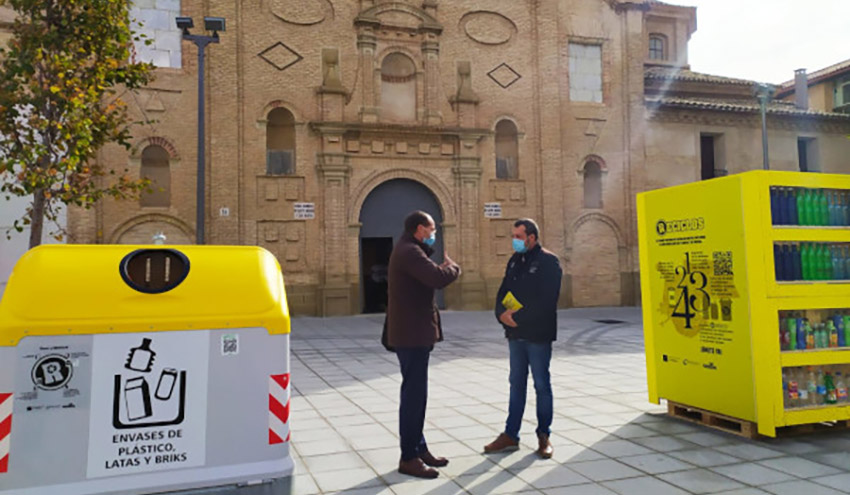 Huesca, primera capital de provincia en incorporar el Sistema de Devolución y Recompensa de Ecoembes