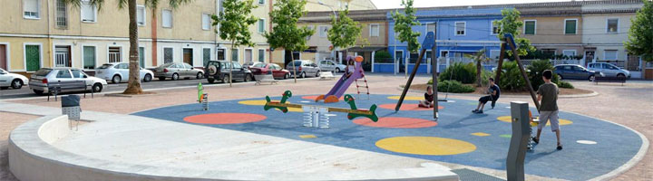 Abiertas al público las plazas remodeladas Senyera y Xúquer de Paiporta