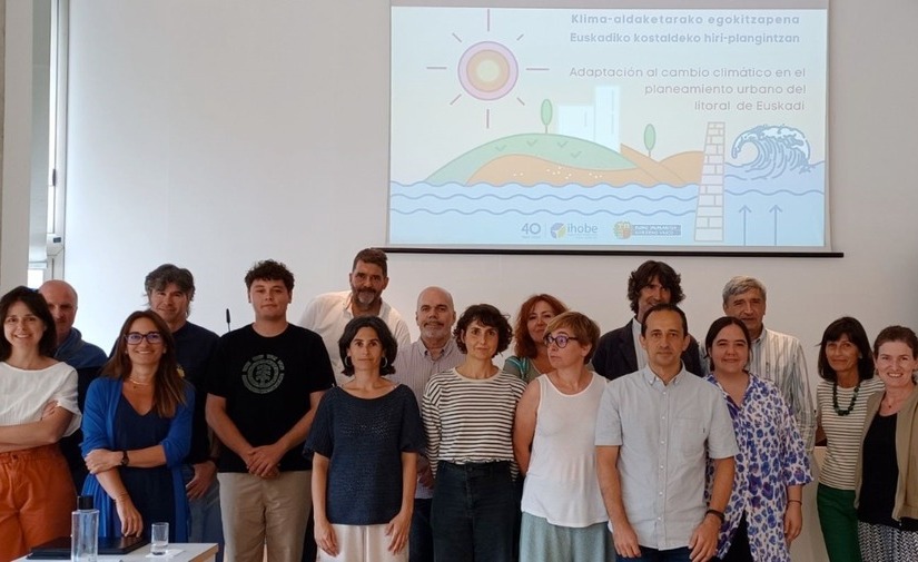 Ihobe estudia el riesgo del cambio climático en la costa vasca y propone orientaciones para la adaptación