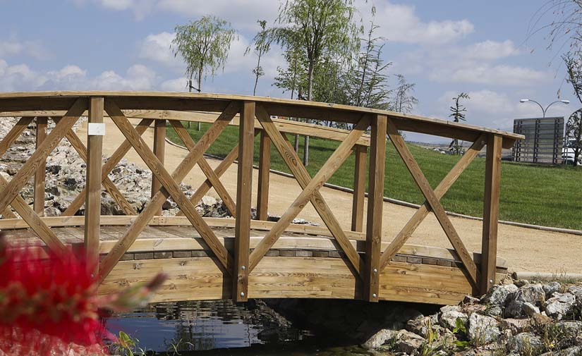 Inauguración del Parque de los Héroes en Colmenar Viejo, construido por ACCIONA