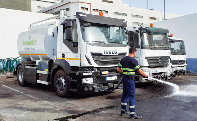 Innovación Surtruck para la limpieza de Santa Cruz de Tenerife