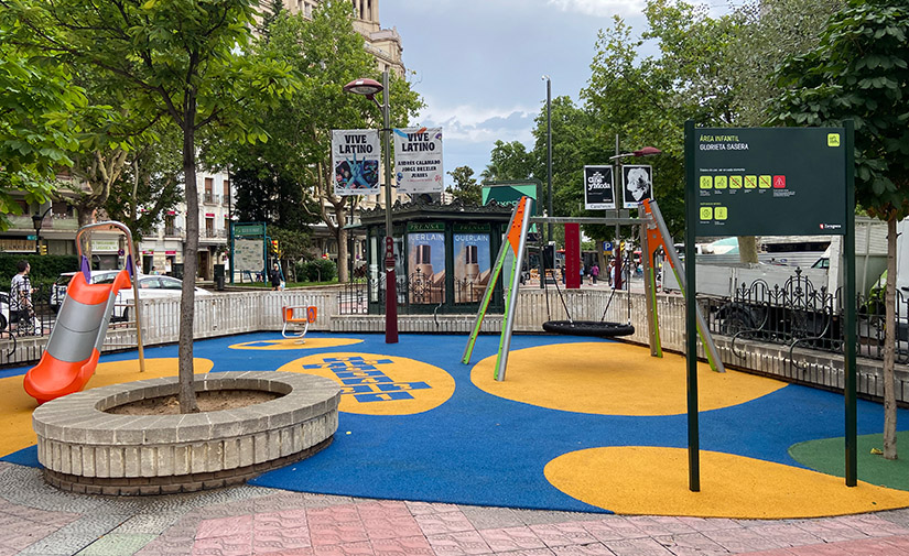 Instalados y renovados varios parques infantiles en Zaragoza