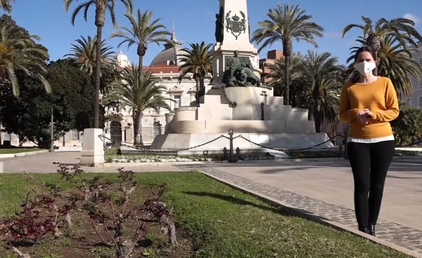 Integración de iluminación eficiente y paisajismo en las plazas del casco histórico de Cartagena