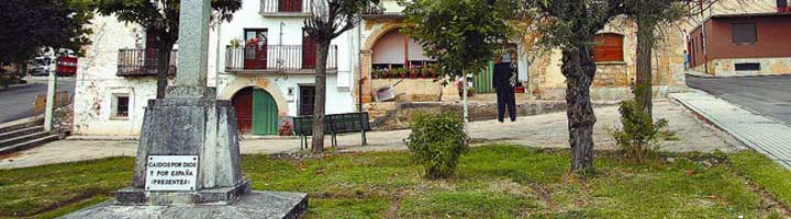 Se convoca un nuevo concurso para mejorar el jardín Cruz de los Caídos en Hontoria del Pinar (Burgos)