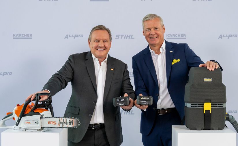 Kärcher y STIHL impulsan un estándar común de baterías para limpieza, jardinería y mantenimiento profesional