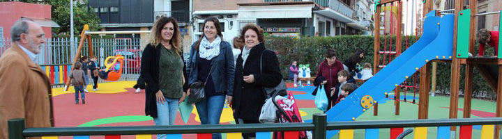 Sevilla cuenta con una nueva zona infantil en la Plaza de Don Otilio, en el barrio de Los Remedios