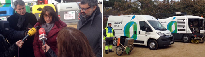 Mataró implanta mejoras en el servicio de recogida de residuos y de limpieza viaria