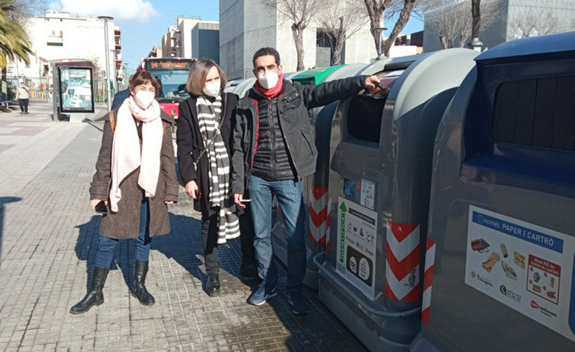 La Agencia Catalana de Residuos visita Tarragona para comprobar los resultados de los contenedores cerrados