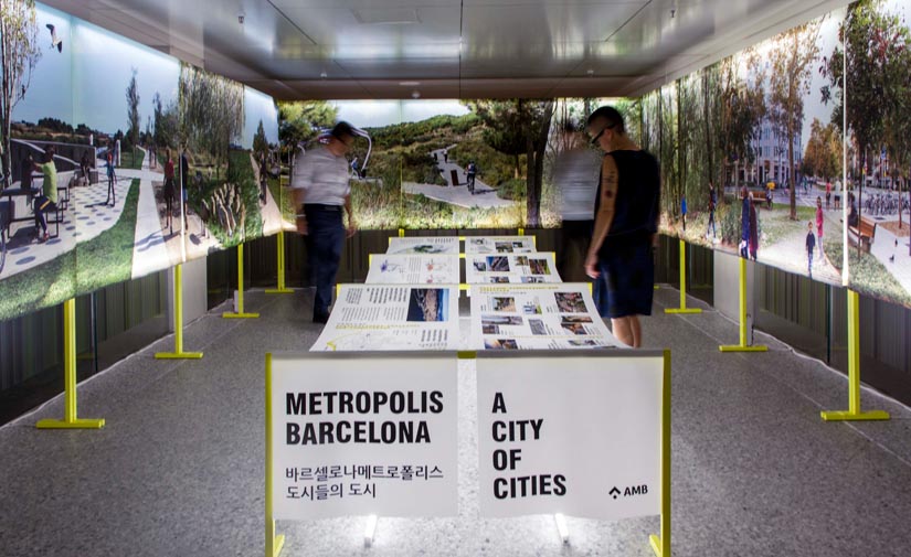 El AMB expone en la Biennal de Arquitectura y Paisajismo de Seül los proyectos metropolitanos junto con 80 ciudades