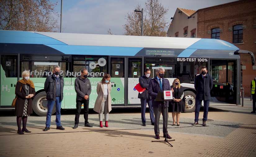 La Comunidad de Madrid prueba por primera vez un autobús de hidrógeno en trayectos interurbanos