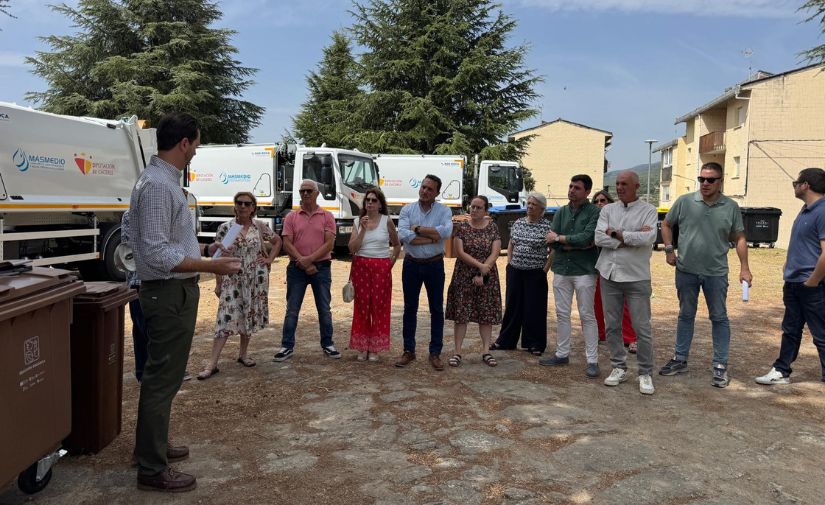 La Diputación de Cáceres moderniza la recogida de residuos en La Vera con una nueva flota y más de 2.700 contenedores