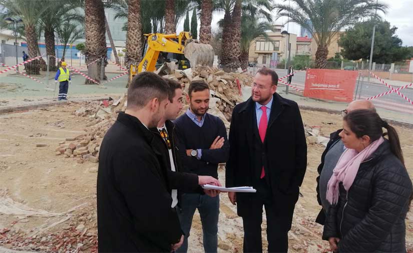 La fuente Juana Jugán de Puente Tocinos, Murcia, contará con 40 chorros de agua y luces led bajo el agua