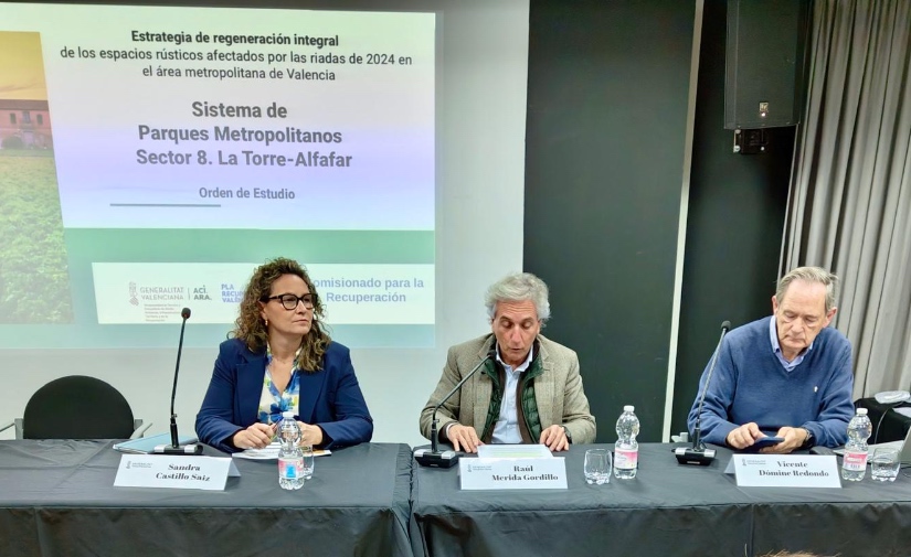 La Generalitat acelera los parques inundables cuya superficie duplicará la de los Jardines del Vivero