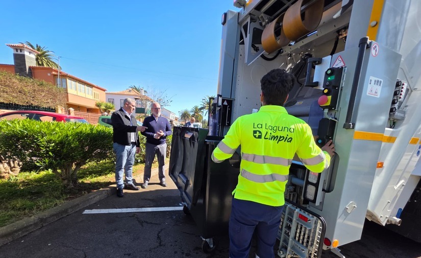 La Laguna impulsa la descarbonización del servicio de recogida con nuevos camiones 100% eléctricos