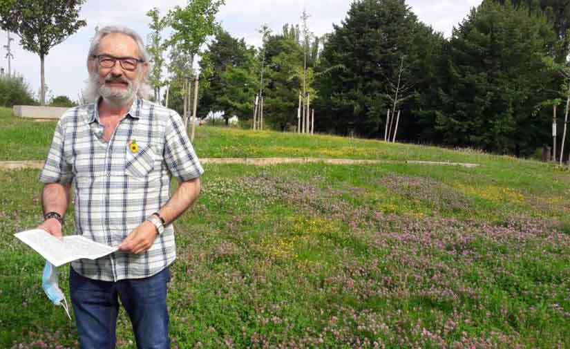 La naturalización de las zonas verdes de Logroño reduce el gasto de agua y mejora la vegetación