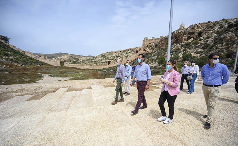 La nueva conexión entre las calles Almanzor y Pósito en el Centro Histórico de Almería, a punto de finalizar