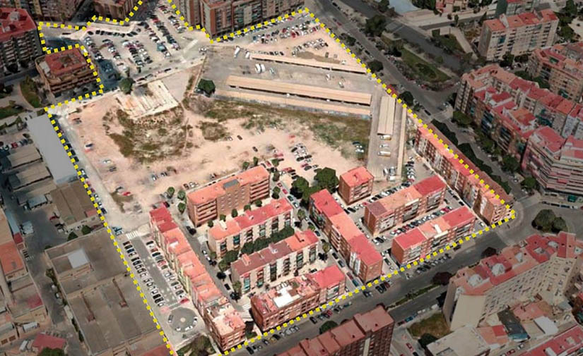 La nueva ordenación de Padre Domènech en Valencia creará dos zonas verdes en Campanar