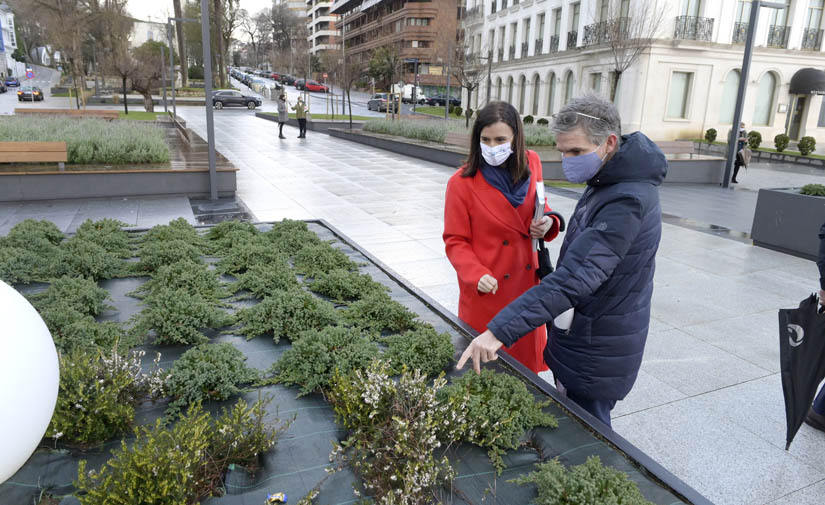 La Plaza de Italia y los Jardines de San Roque de Santander renuevan su imagen