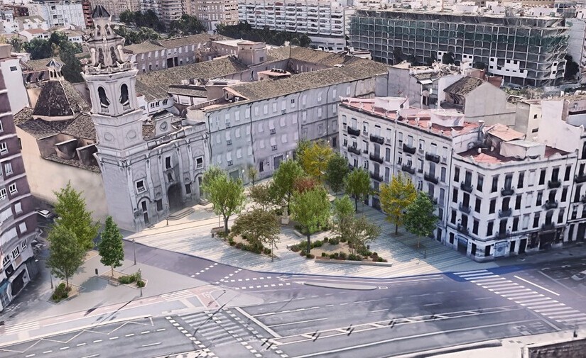 La plaza valenciana de Santa Mònica será reurbanizada hacia la sostenibilidad y accesibilidad