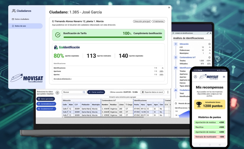 La revolución digital urbana: MOVISAT lidera la transformación de los servicios municipales de medioambiente