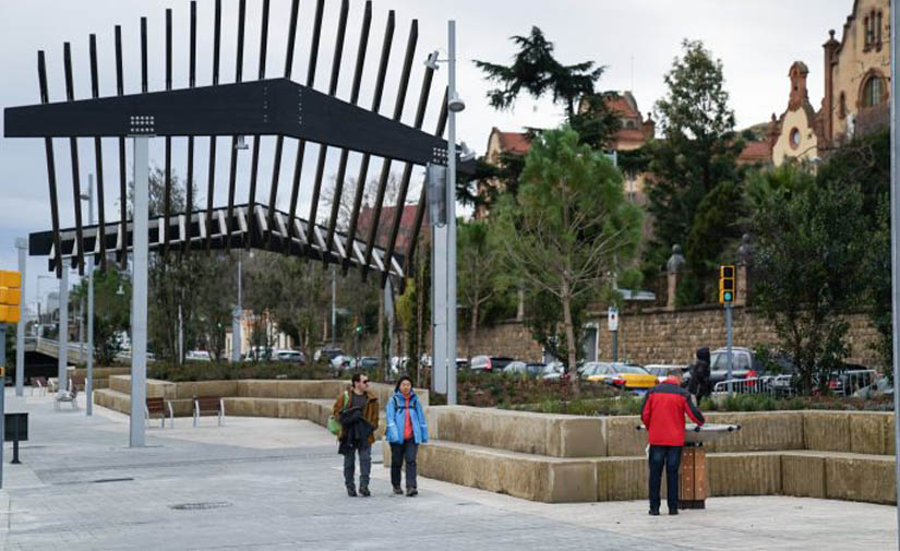 La ronda de Dalt estrena un nuevo paseo peatonal