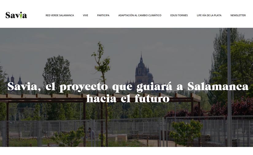 La web Savia Salamanca se consolida como un espacio de referencia de información sobre sostenibilidad
