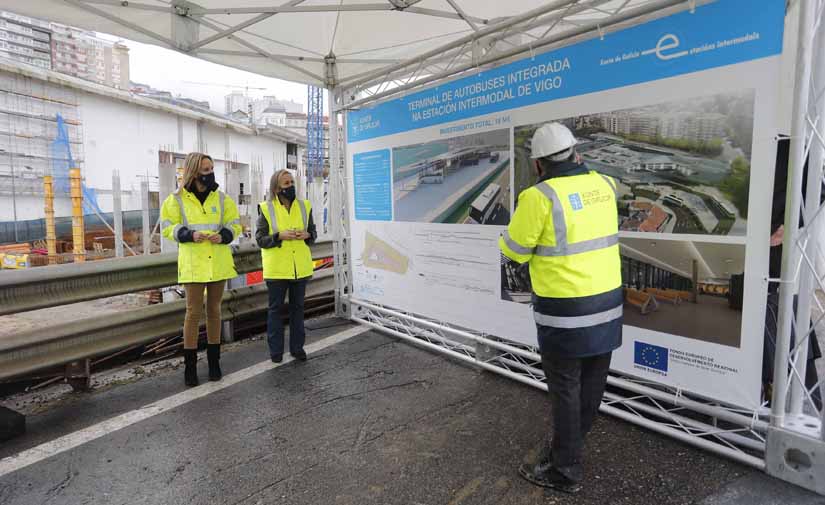 La Xunta mantiene el objetivo de finalizar este año las obras de la nueva estación de autobuses intermodal de Vigo