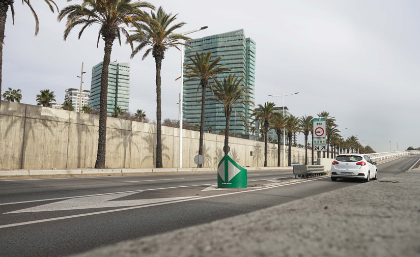 Las balizas divergentes de Barcelona han evitado 138 accidentes graves en 10 años