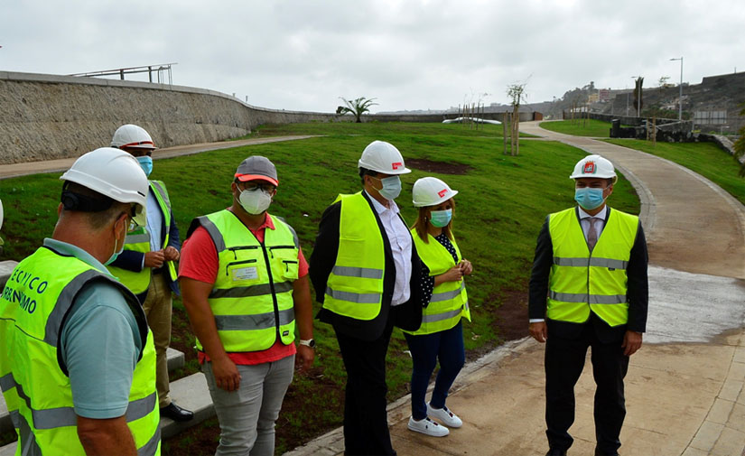 Las Palmas de Gran Canaria avanza en la construcción del nuevo parque urbano en Tamaraceite Sur