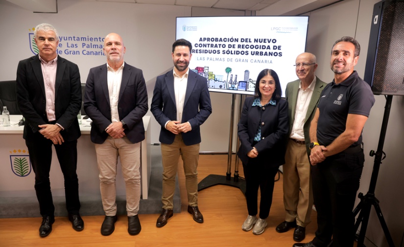 Las Palmas de Gran Canaria recibe cuatro ofertas para renovar el servicio de recogida de residuos durante los próximos ocho años