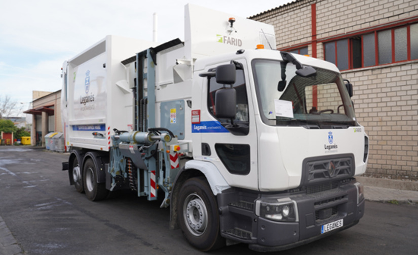 Leganés incorpora 4 nuevos camiones para la flota de recogida de residuos